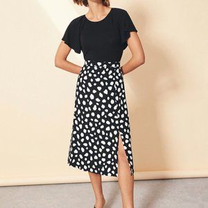 Leopard Print Slip Skirt